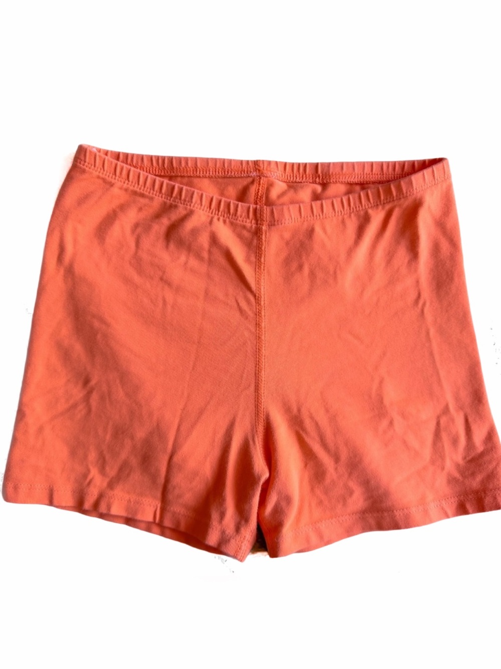 Primary Coral Orange Kid Under Shorts sz 10 Boy Girl Cotton Dress Play Versitile